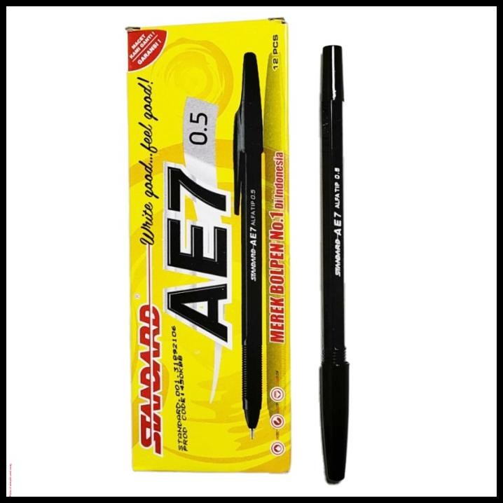 

Pulpen Standar AE7 Biru Merah & Hitam/pack