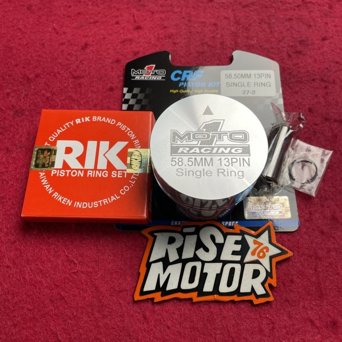 Piston Moto 1 58.5 pen 13 type single ring