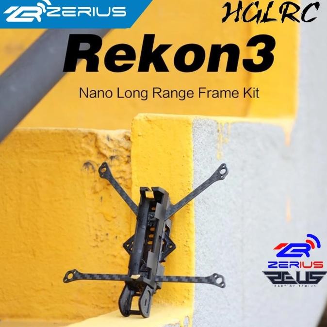 Hglrc Rekon3 Nano Long Range Frame Kit Rekon 3 Original Terlaris