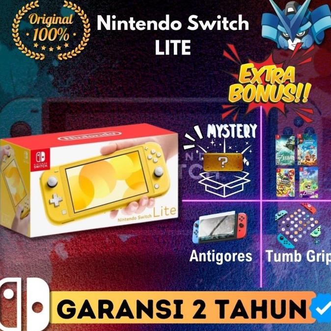 

PROMO NINTENDO SWITCH LITE CONSOLE VIDEO GAME -YELLOW