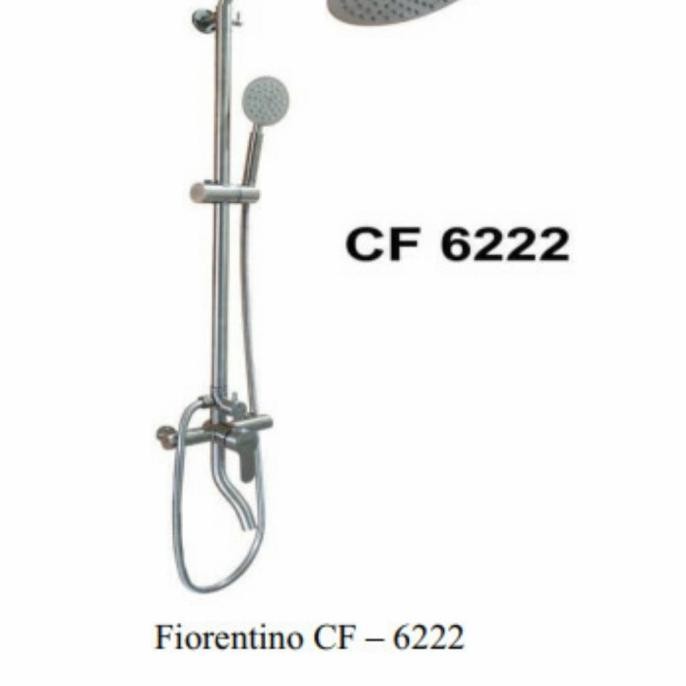 

PROMO SHOWER CULUM FIO CF 6222 CHROME/SHOWER TIANG PANAS DINGIN
