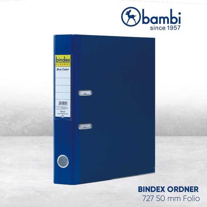 

1 DUS BINDEX ECOLOGY ORDNER FOLIO JUMBO SIZE 50MM 727 - MEDIUM BLUE
