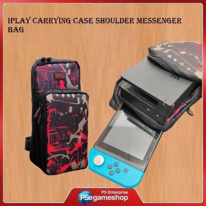 

PROMO IPLAY CARRYING CASE SHOULDER MESSENGER BAG FOR NINTENDO SWITCH