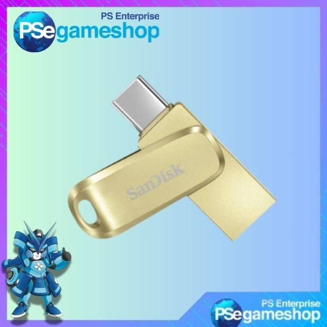 

PROMO SANDISK ULTRA DUAL DRIVE LUXE USB 3.2 TYPE C GOLD & SILVER/ 128/256/512 GB