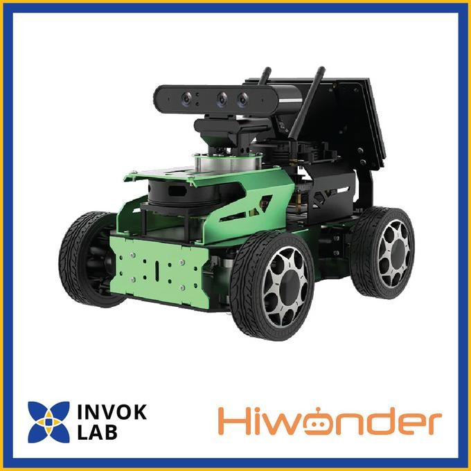 

PROMO HIWONDER JETACKER ROS EDUCATION ROBOT CAR WITH ACKERMAN STRUCTURE POWERED BY JETSON NANO B01 AUTONOMOUS DRIVING SLAM MAPPING NAVIGATION LEARNING TEACHING KIT