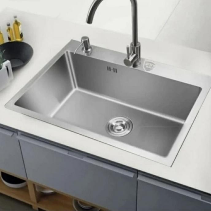 

PROMO PAKET LENGKAP KITCHEN SINK ONAN 7050 STAINLESS KRAN TARIK