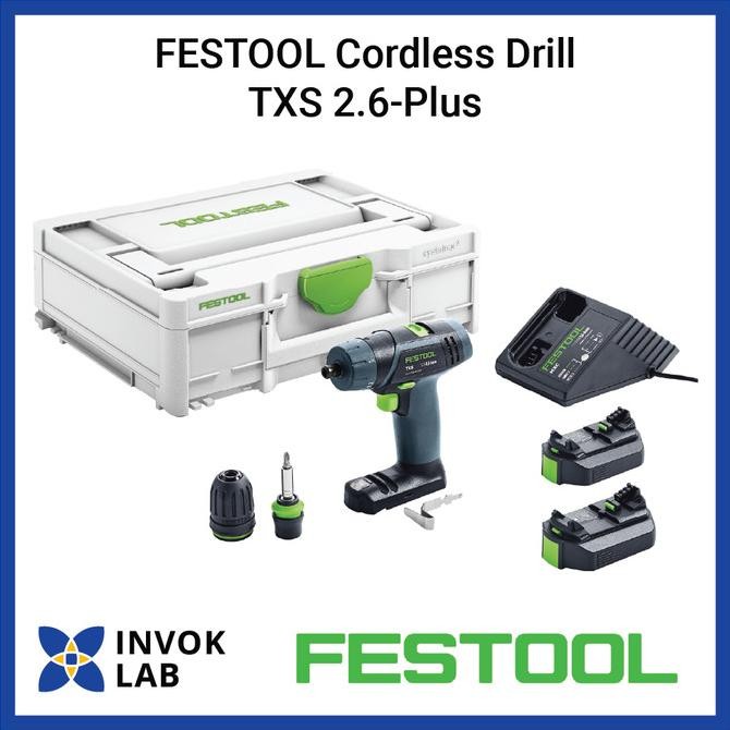 

PROMO FESTOOL CORDLESS DRILL TXS 2.6-PLUS
