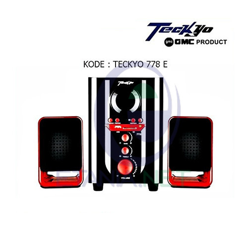 TECKYO 778E Speaker Multimedia GMC Teckyo 778E Bluetooth SD Card USB Remote