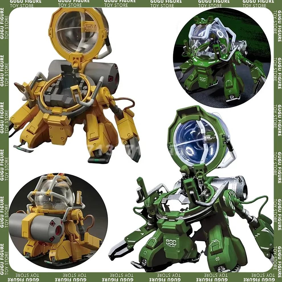 hg 1/144 tolro-800 assemble model torohachi construction robot action figure army green mecha robot 