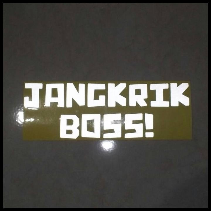 

DISKON STICKER / STIKER JANGKRIK BOSS !!!