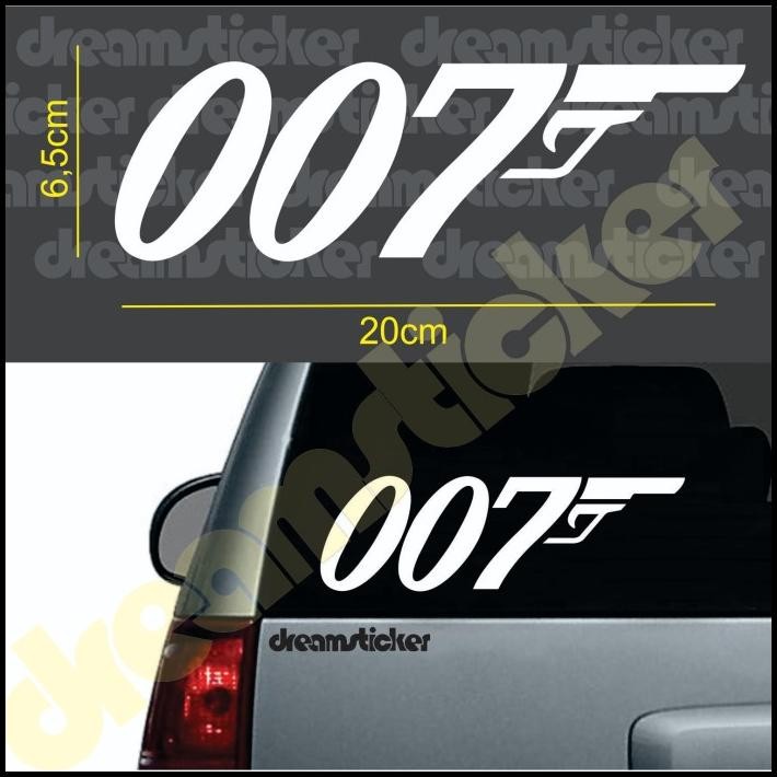 

DISKON CUTTING STICKER 007 JAMES BOND LOGO STIKER !!!!!!