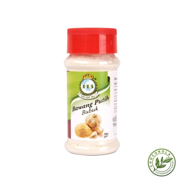 

Bumbu 113 Bawang Putih Bubu Garlic Powder Pice Bumbu Botol 45 Gram