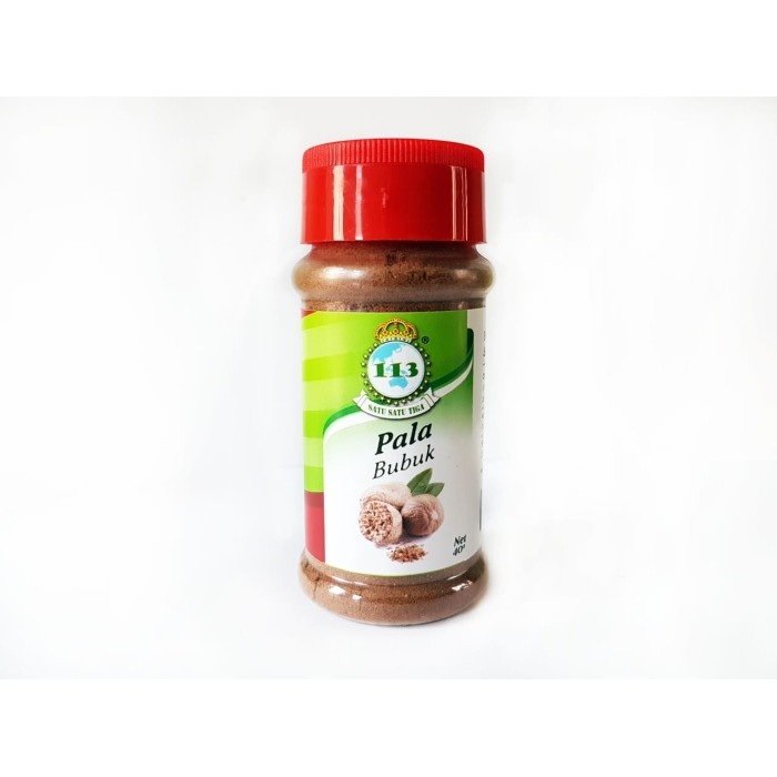 

113 Pala Bubu Bumbu Giling Ground Nutmeg Powder Botol 40 Gram