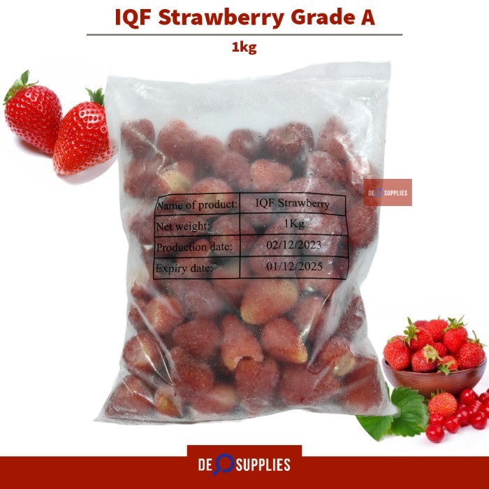 

Trawberry Frozen Iqf 1G Buah Troberi Beu Trawberi Grade A