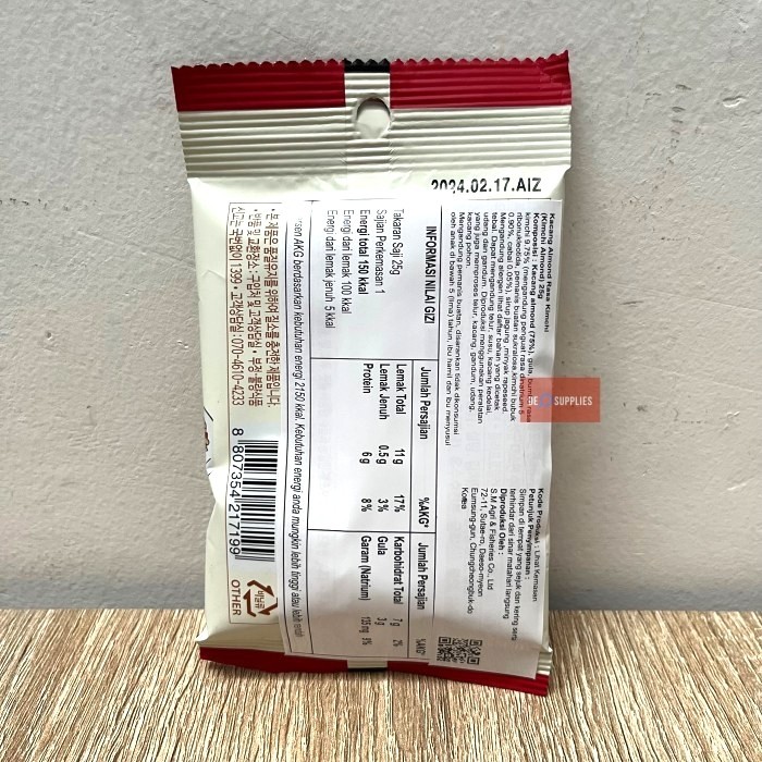 

Nut Holic Imchi Almond 1 Bo 8Pc Acang Raa Imchi Orea Na