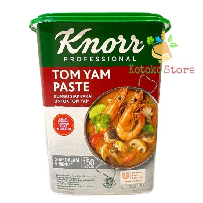 

Bumbu Knorr Tom Yam Paste / Knorr Professional Tom Yam Paste 1.5kg