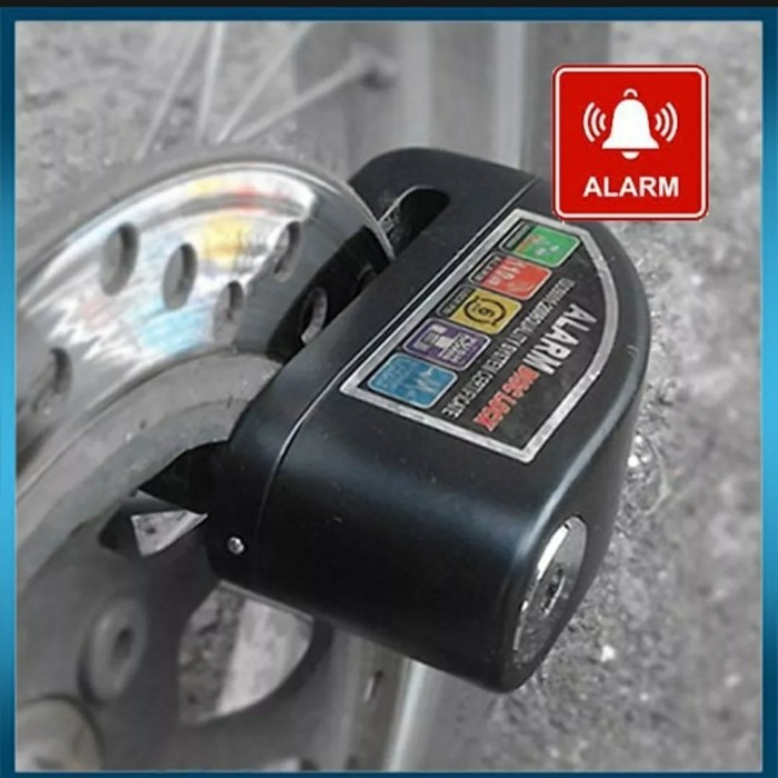 Kunci Gembok Cakram Alarm Motor PCX ADV NMAX XMAX VARIO SCOOPY DLL