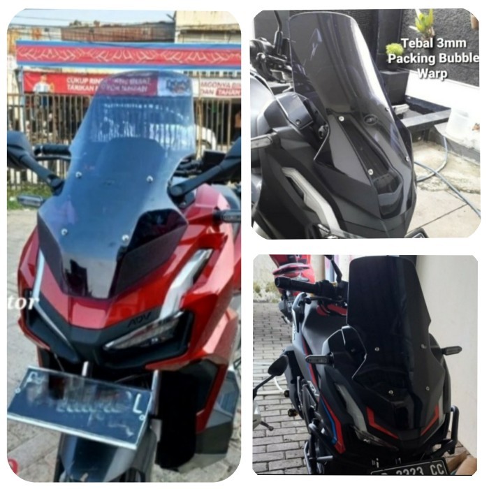 Visor ADV 160 150 Windshield ADV 160 150 Original YDP tinggi 58 cm