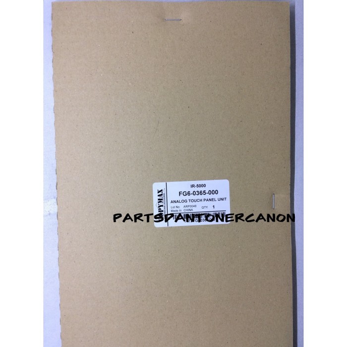 FM1-0186 IR 5000/6000 Touch Screen IR 5000 - C/J