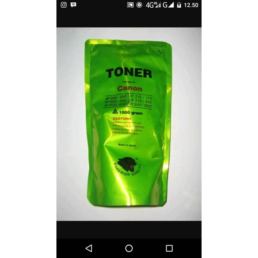Tinta Foto Copy / Toner Mesin Foto Copy Canon merk Panther