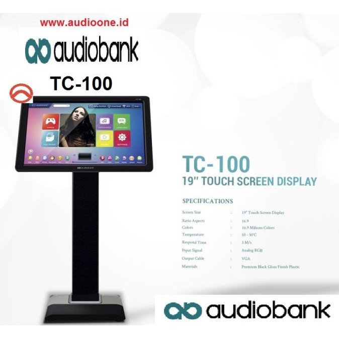 Audiobank TC-100 Touchscreen Monitor