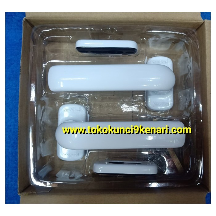 Cuci Gudang Handle Pintu Almunium Dekson / Lhr 0816 White