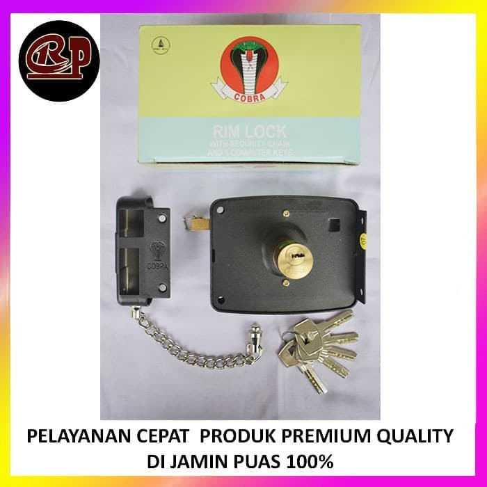 Cuci Gudang Kunci Pagar / Kunci Pintu / Kunci Gerbang Besi Otomatis Cobra