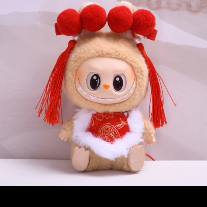 

Imlek LABUBU Chinese Lunar New Year Edition Aksesoris Baju Dress Headpiece Limited