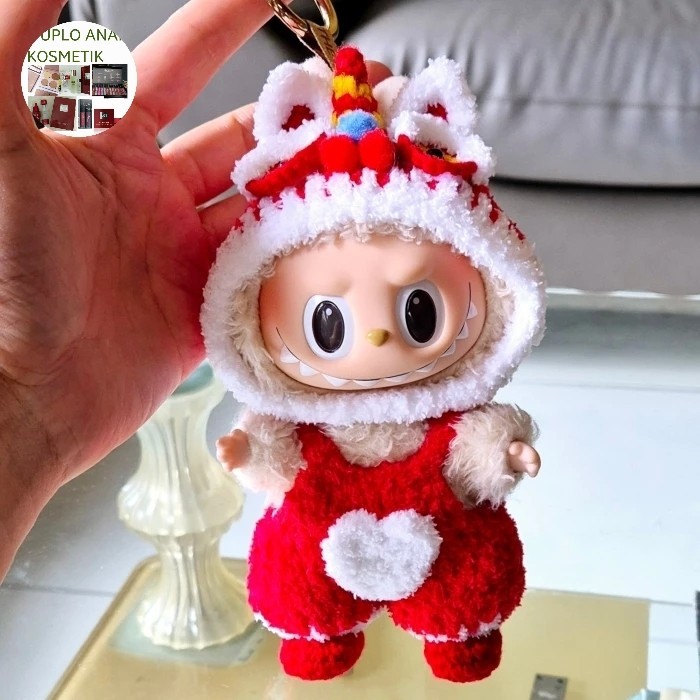

Imlek Labubu Chinese New Year / Labubu Costume Lion Dance / Labubu Clothes Imlek / Baju Labubu Barongsai / Labubu Dress Barongsai Lion Dance for V1 or V2 Limited