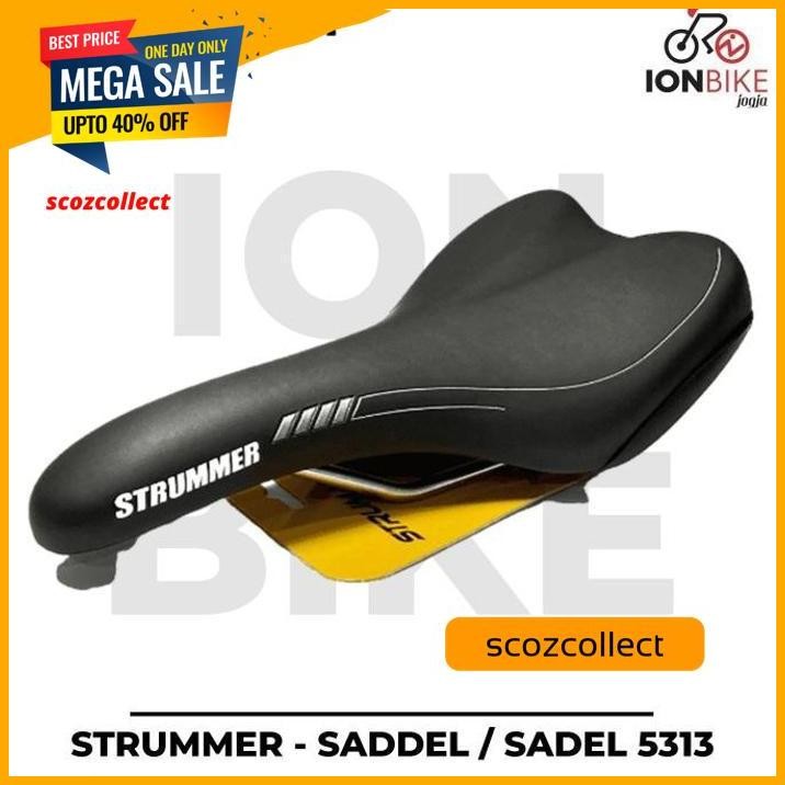 SADEL STRUMMER 5313 BY VELO GEL SLIM EMPUK 3135 SADDLE JELLY LEBAR NYAMAN SEPEDA MTB ROADBIKE GUNUNG