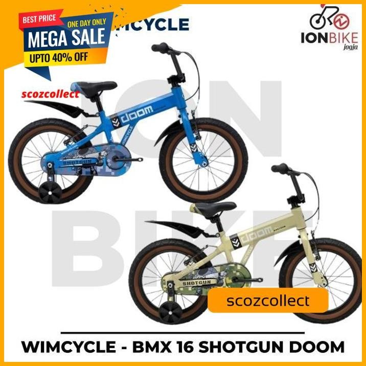 SEPEDA BMX 16 WIMCYCLE SHOTGUN DOOM TERBARU ANAK COWOK WIM CYCLE SHOT GUN MURAH AWET KUAT 5 6 7 TAHU