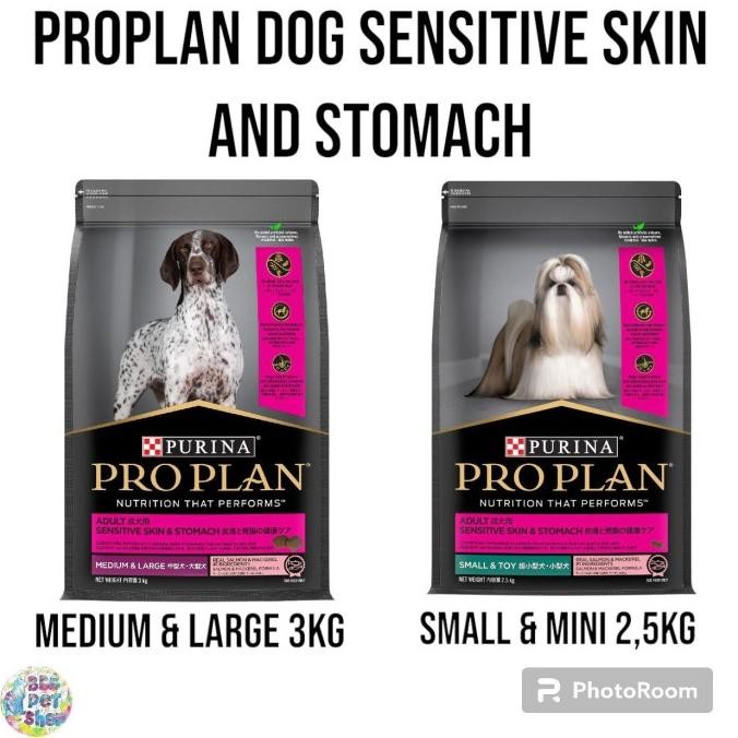 BEBAS ONGKIR - PROPLAN SENSITIVE SKIN AND STOMACH FOR ADULT DOG / PROPLAN OPTIRESTORE