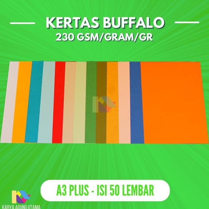 

Kertas Buffalo A3 Plus isi 50 lembar / Kertas Karton Buffalo A3 Plus