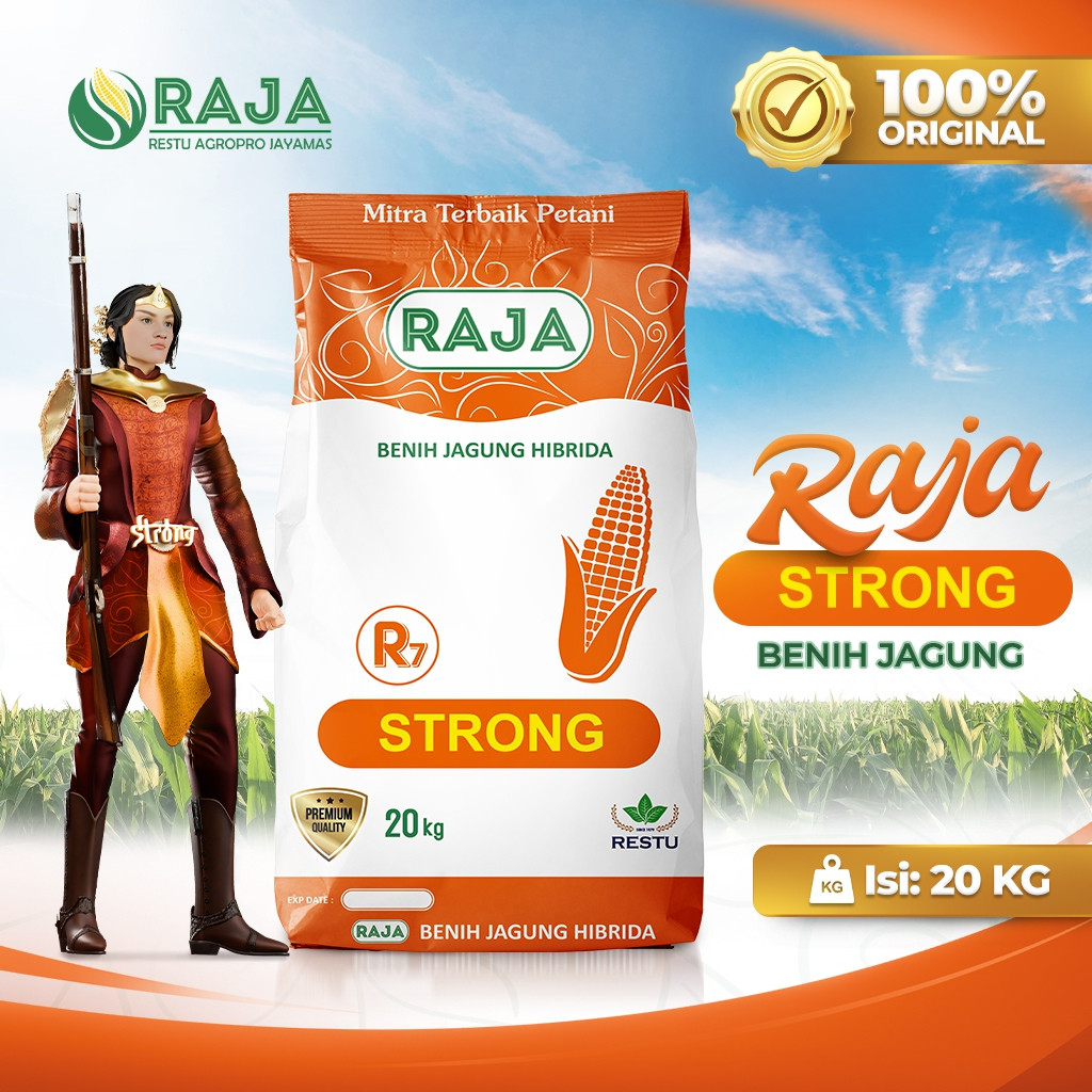 Benih Jagung Hibrida Raja R7 Strong - 20kg Sack