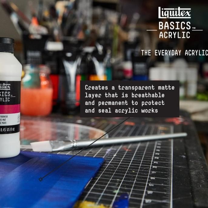 

Pernis Cat Akrilik Liquitex Basics Varnish Acrylic GVS