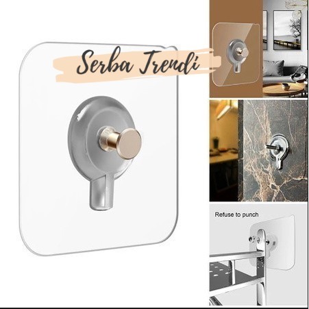 Gantungan Dinding Paku Tempel Tempelan Hook Paku Hanger Tembok