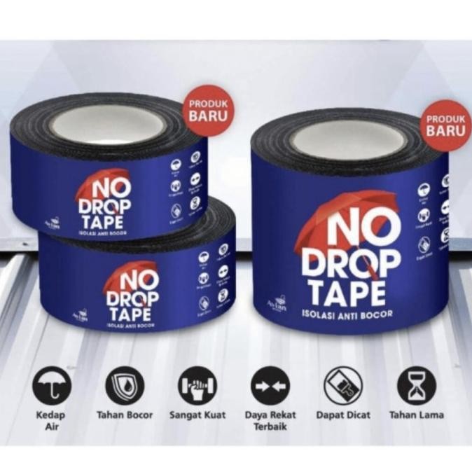 Promo No Drop Tape Lakban Anti Bocor Isolasi Atap Pipa Air COD