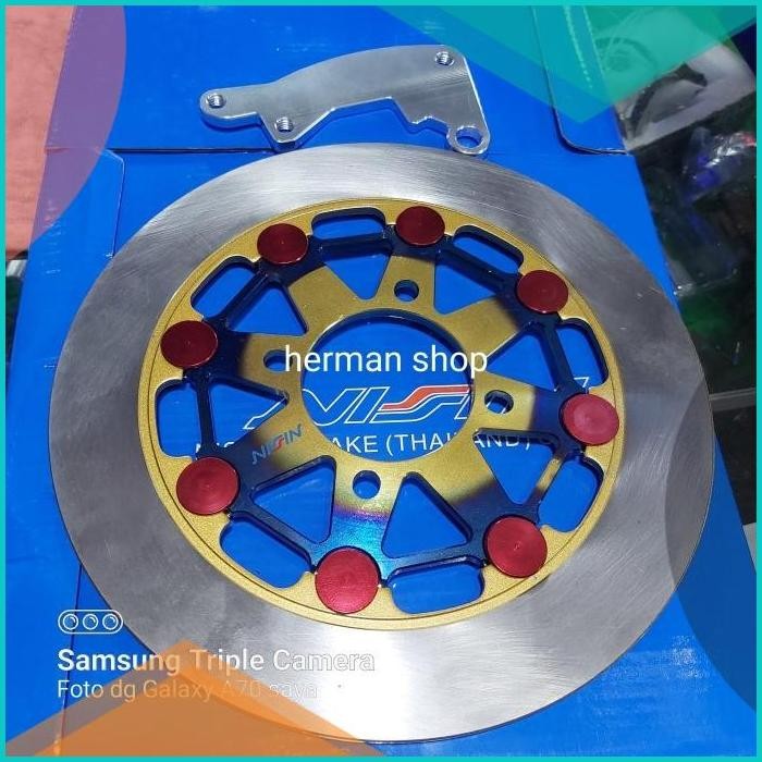 piringan cakram nissin 220mm floating mio / mx/xeon/soul gt 125/ fino