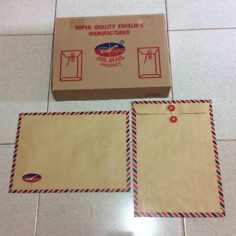 

GHT Amplop Tali Coklat 310 Air Mail Folio ( F4 )