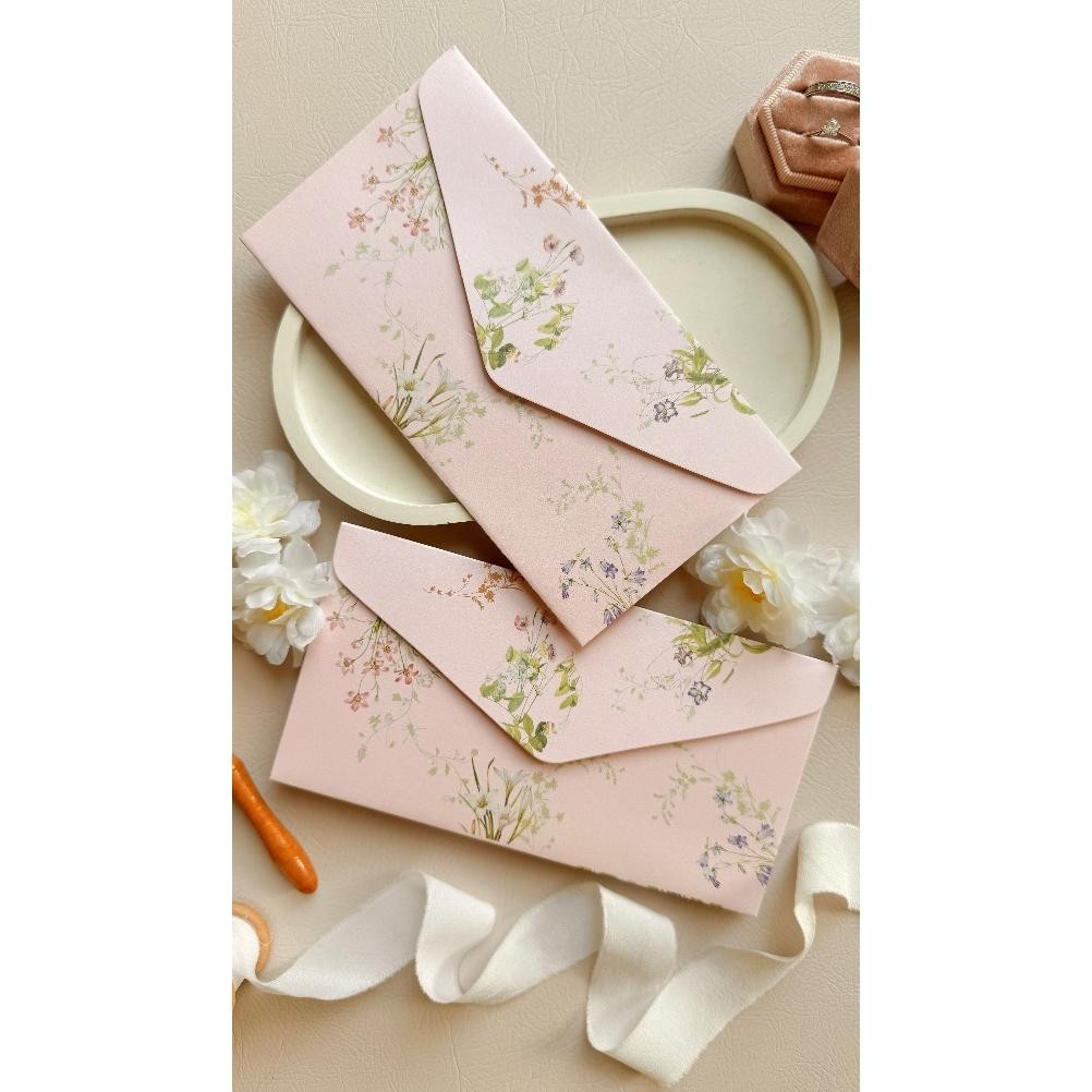 

GHT Angpau Premium Full Flower Soft Pink Bahan Jasmine Paper