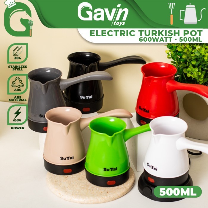 Electric Turkish Pot 500ml - Panci Kopi Turki Elektrik - Teko Listrik