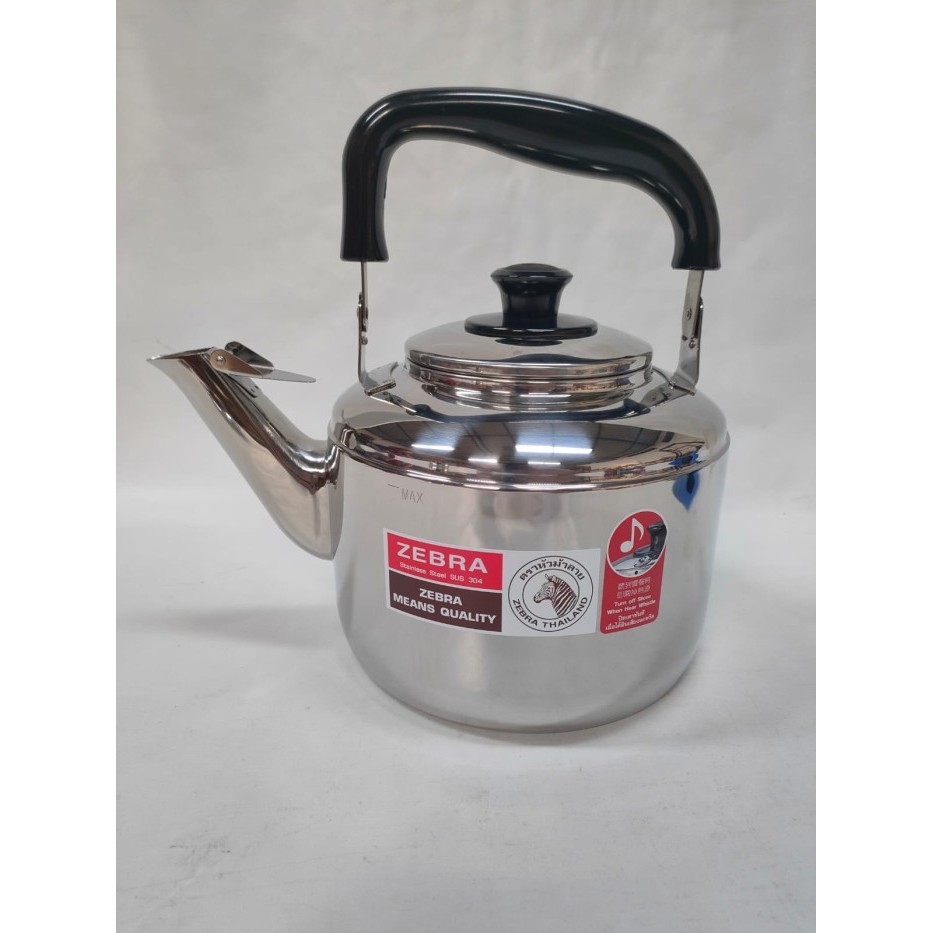 PROMO Teko Kettle Ceret Bunyi Stainless Whiste Kettle 4.5L Zebra 113515