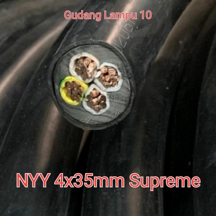 FREE ONGKIR Kabel Listrik NYY 4x35 Supreme NYY 4x35mm (Meteran)