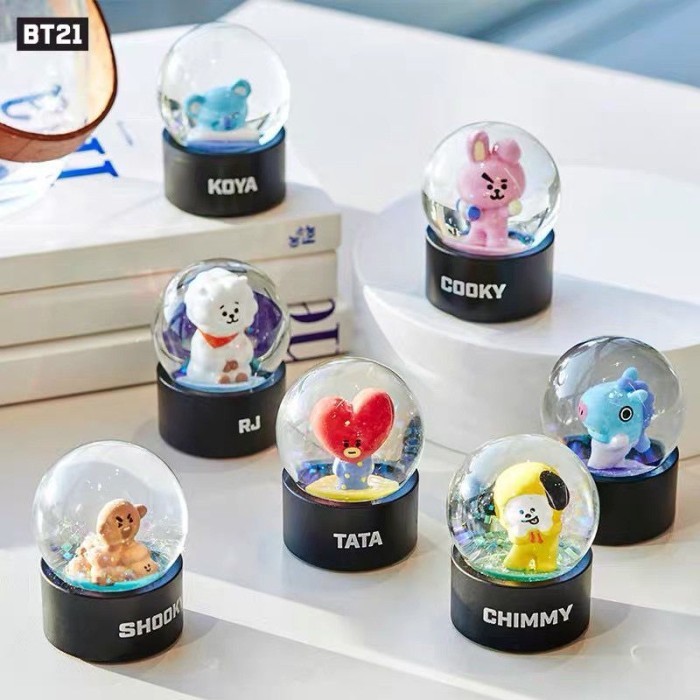 Mini Snow Water Globe LINE Friends BTS BT21 KPOP