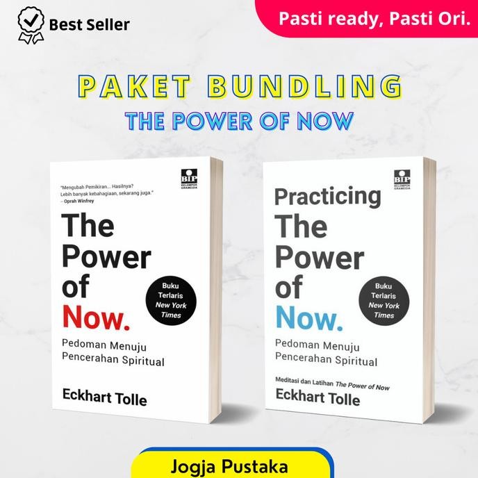 Paket Bundling - The Power Of Now Dan Practicing The Power Of Now Premium Produk