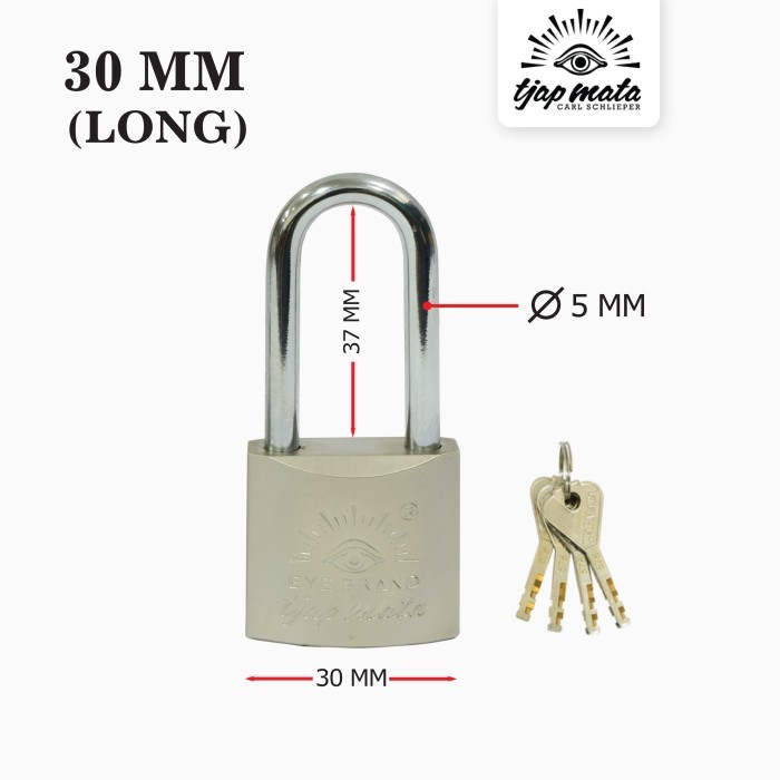 TJAP MATA / CAP MATA Gembok (Leher Panjang)