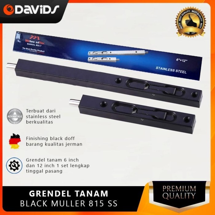Grendel Pintu Tanam Panjang Gerendel Kupu Tarung Stainless Slot