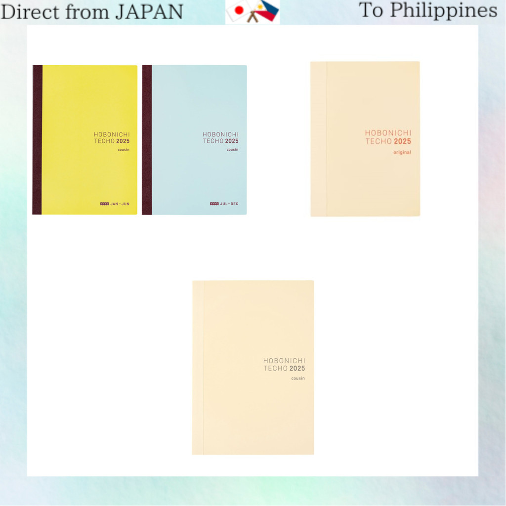 

Buku Catatan Hobonichi Techo 2025 Asli (A6) dengan [A6/1 halaman per hari (paruh pertama + paruh kedua)/Januari/Dimulai pada hari Senin], dengan edisi/dimulai pada hari Senin, A5 (Sepupu), A6 (asli), Minggu dimulai, Senin dimulai |9f6zfDH0|