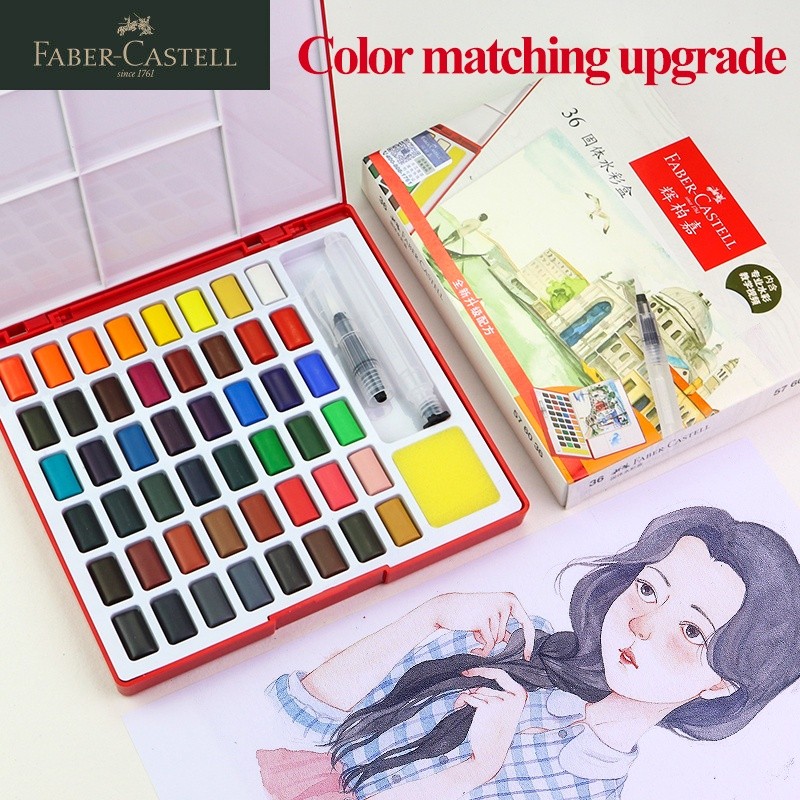 

Angel Mark Faber Castell 24 36 48 Warna Cat Air Padat Transparan Pigmen Perjalanan Untuk Menggambar Lukisan Dropshipping |9snyZyrQ|