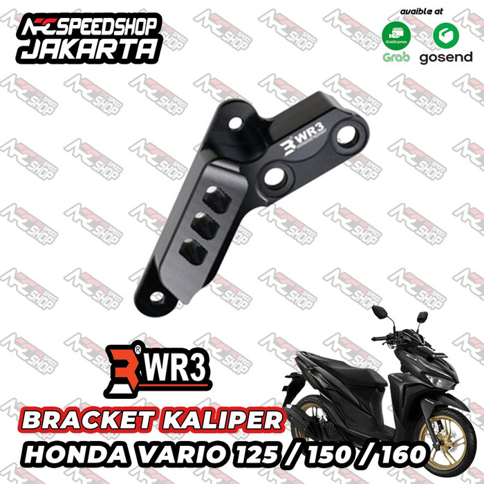 Braket Kaliper WR3 + Brembo Kaliper 4P Honda Vario 125/150/160
